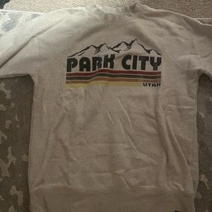 park city utah crewneck